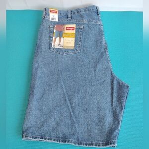 Wrangler Mens Relaxed Fit Western Denim Shorts Bermuda Size 48